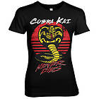 Cobra Kai Never Dies Girly Tee T-Shirt (Dam)