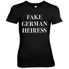 Fake German Heiress Girly Tee T-Shirt (Dam)