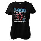 The Terminator Arrival Girly Tee, T-Shirt (Dam)