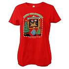 Smells Like Christmas Girly Tee, T-Shirt (Dam)