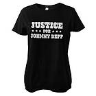 Justice For Johnny Depp Girly Tee, T-Shirt (Dam)