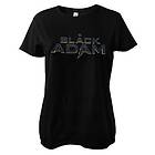 Black Adam Dark Logo Girly Tee, T-Shirt