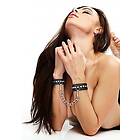 Ouch! Diamond Studded Wrist Cuffs Handbojor med Diamanter