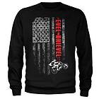 Evel Knievel Flag Sweatshirt (Herr)