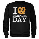 I Love Pretzel Day Sweatshirt (Herr)