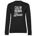 Calm Down Karen Girly Sweatshirt (Dam)