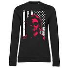 Plissken Stars and Stripes Girly Sweatshirt (Dam)