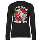 Jurassic Park Send More Tourists Girly Sweatshirt (Dam)