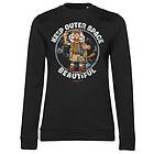 Traveling Matt Make Outer Space Beautiful Girly Sweatshirt (Dam)