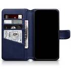Plånboksfodral iPhone 12 / iPhone 12 Pro Äkta Läder Blå
