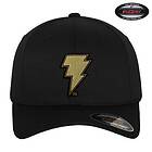 Black Adam Lightning Patch Flexfit Cap