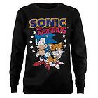 Sonic The Hedgehog Sonic & Tails Girly Sweatshirt (Dam)