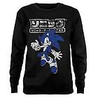 Sonic The Hedgehog Japanese Logo Girly Sweatshirt (Dam)