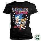 Sonic The Hedgehog Sonic & Tails Organic Girly Tee, T-Shirt (Dam)