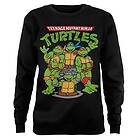 Teenage Mutant Ninja Turtles Group Girly Sweatshirt (Dam)