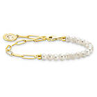 Thomas Sabo Charm Club Charmista gold with pearl berlockarmband A2129-430-14-L19