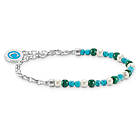 Thomas Sabo Charm Club Charmista shimmering silver bead berlockarmband A2130-158-7-L17v