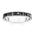 Thomas Sabo Heritage Shiny black ring TR2358-643-11-54