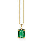 Thomas Sabo halsband green stone gold KE2089-971-6-L45V