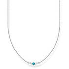 Thomas Sabo halsband turquoise stone KE2093-405-17-L42V