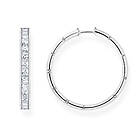 Thomas Sabo hoops white stones pavé silver CR671-051-14