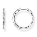 Thomas Sabo hoops white stones pavé silver CR673-051-14