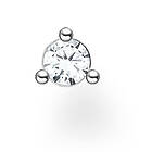Thomas Sabo örhänge white stone H2197-051-14