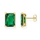 Thomas Sabo örhängen green stone gold H2167-472-6