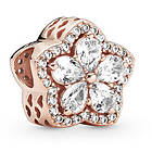 Pandora 14k Rose Gold-Plated Sparkling Snowflake Pave berlock 789224C01