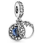 Pandora Blue Night Sky Crescent Moon & Stars berlock 799216C01