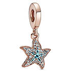 Pandora 14k Rose Gold-Plated Sparkling Starfish berlock 788942C01