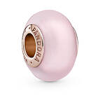 Pandora Matte Pink Murano Glass berlock 789421C00