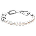 Pandora Me armband Freshwater Cultured Pearl Sterling Silver 599694C01-3