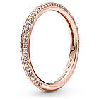 Pandora Me ring Pavé 14k Rose Gold-Plated 189679C01-56