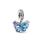 Pandora Moments Blue Murano Glass Butterfly Dangle berlock 792698C01