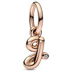 Pandora Moments Letter g Script Alphabet bokstavssmycke berlock 782535C01