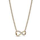 Pandora Moments Sparkling Infinity 14k gold-plated halsband 368821C01-50