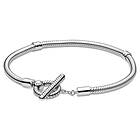 Pandora Moments T-bar Snake Chain armband 599082C00-18