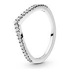 Pandora Sparkling Wishbone ring 196316CZ-52