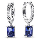 Pandora Timeless Blue Rectangular Sparkling örhängen 292381C01