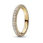 Pandora Timeless stackable Pave Single-row alliansring 162627C01-54