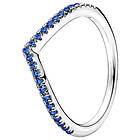 Pandora ring Stackable Wish Sparkling Blue 196316C02-56