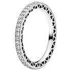 Pandora Sparkle & Hearts ring 190963CZ-52