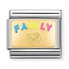 Nomination Classic Gold Family plate berlock 030284/57