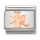 Nomination Classic Rose Gold Four-leaf clover berlock 430104/44