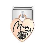 Nomination Classic Rose Gold Charms Heart MUM berlock 431803/03