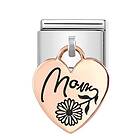 Nomination Classic Rose Gold Charms MOM heart berlock 431803/09