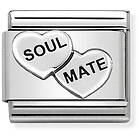 Nomination Silvershine Soul Mate Hearts 330101-38