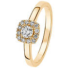 Koh-I-Noor 033-263-30 diamantring guld Valerie 16