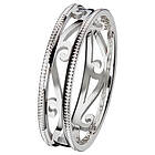 Koh-I-Noor 013-253V Ring vitguld Laurel 17